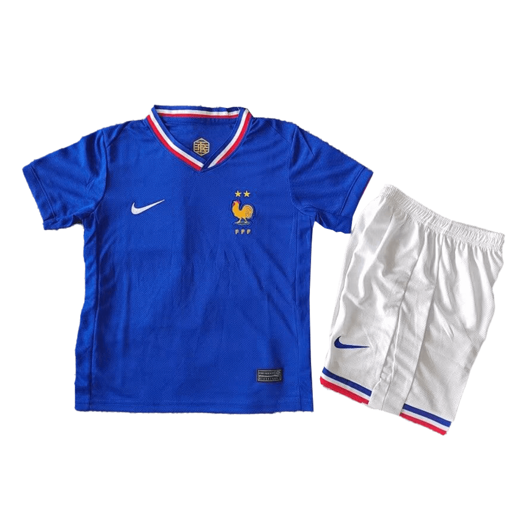 Maillot domicile France EURO 2024 Enfant (Maillot + Short + Chaussettes)