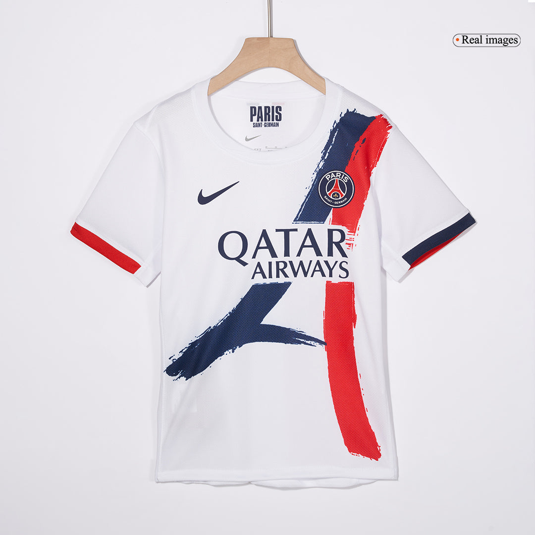 Maillot extérieur PSG 2024/25 pour enfant (maillot, short, chaussettes)