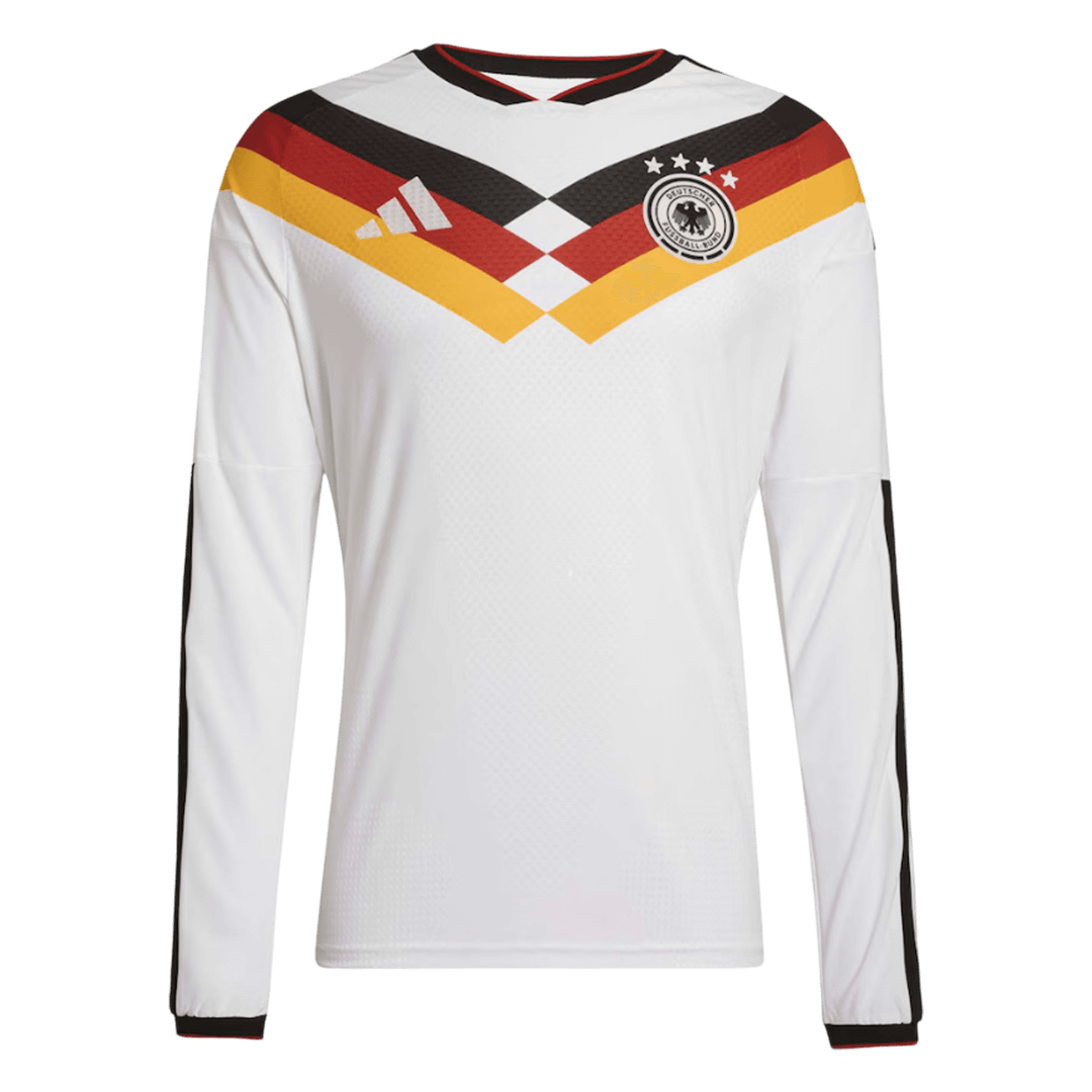 Germany Home Long Sleeve Soccer Jersey World Cup 2026 White