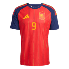 GAVI #9 Men Player Version Spain Home Soccer Jersey World Cup 2026 Red