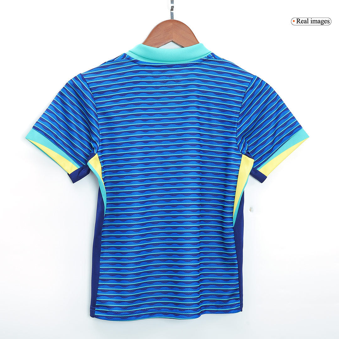 Maillot extérieur Brésil Copa America 2024 pour enfant (maillot, short, chaussettes)