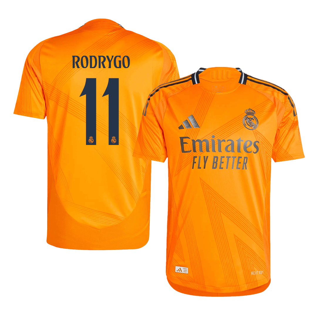 Real Madrid RODRYGO #11 Away Soccer Jersey Authentic 2024/25
