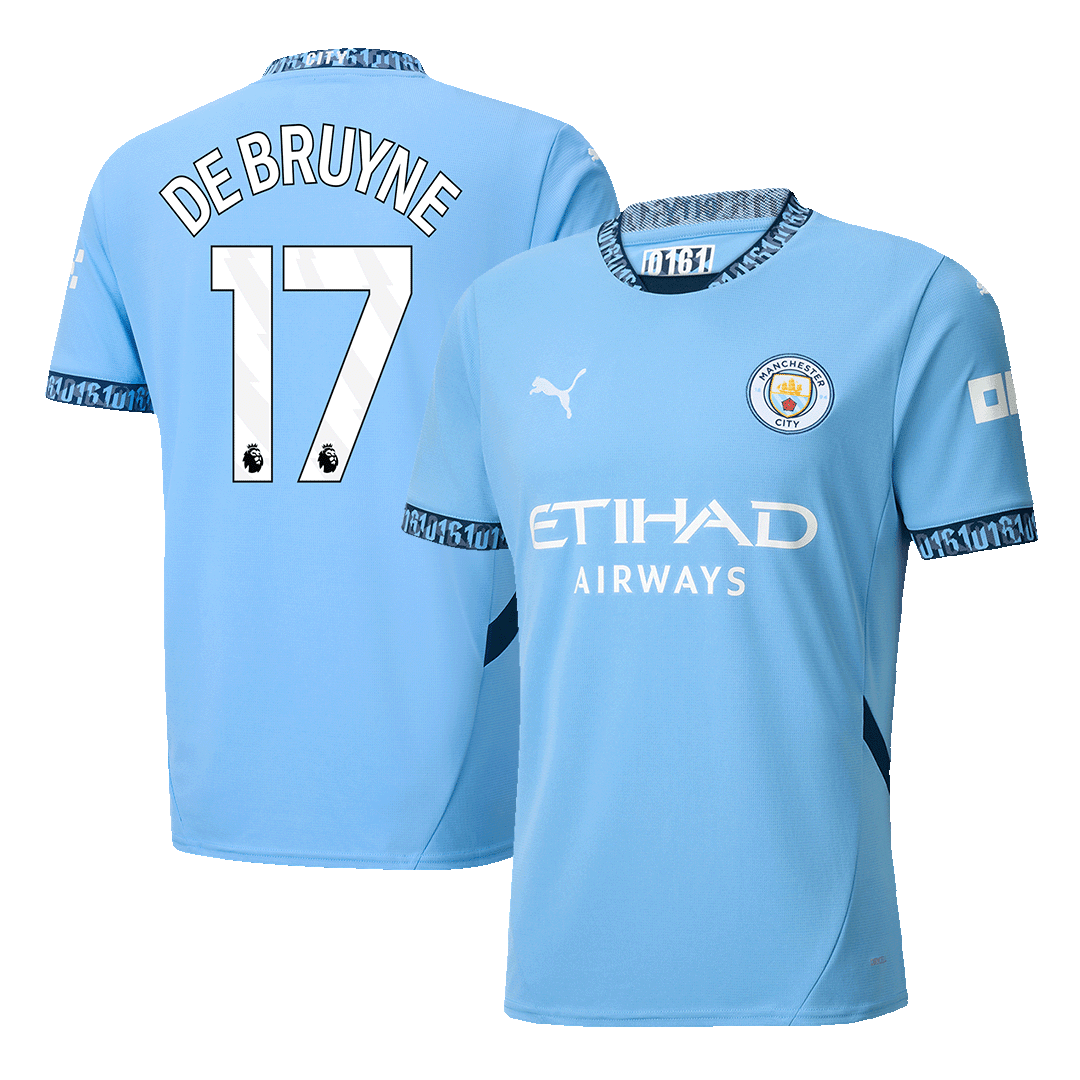 Manchester City DE BRUYNE #17 Home Jersey