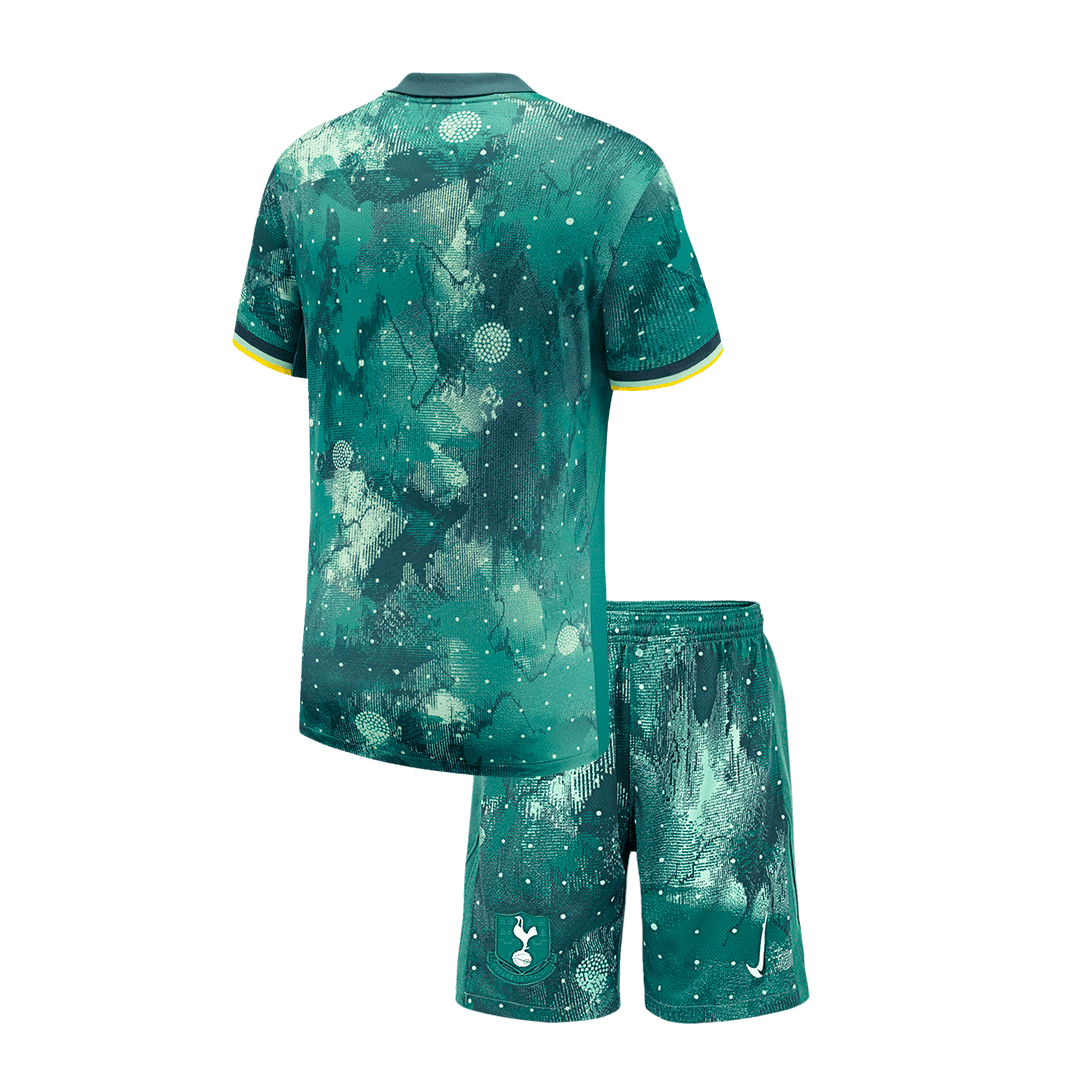 Tottenham Hotspur Auswärts-Fußballtrikot 2024/25, Kinder (Trikot + Shorts)