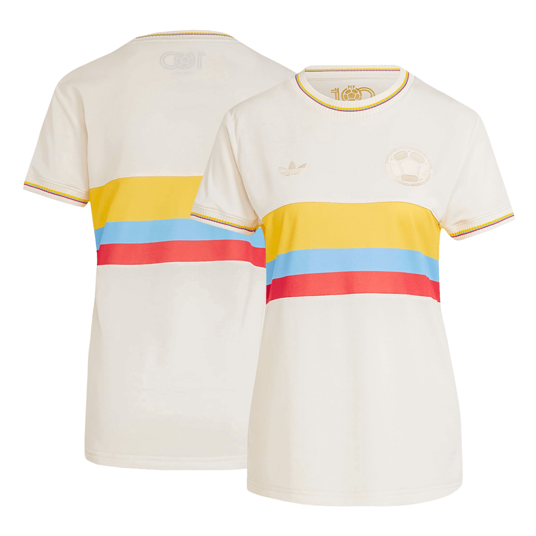 Maillot de football féminin de la Colombie 2024 - 100e anniversaire