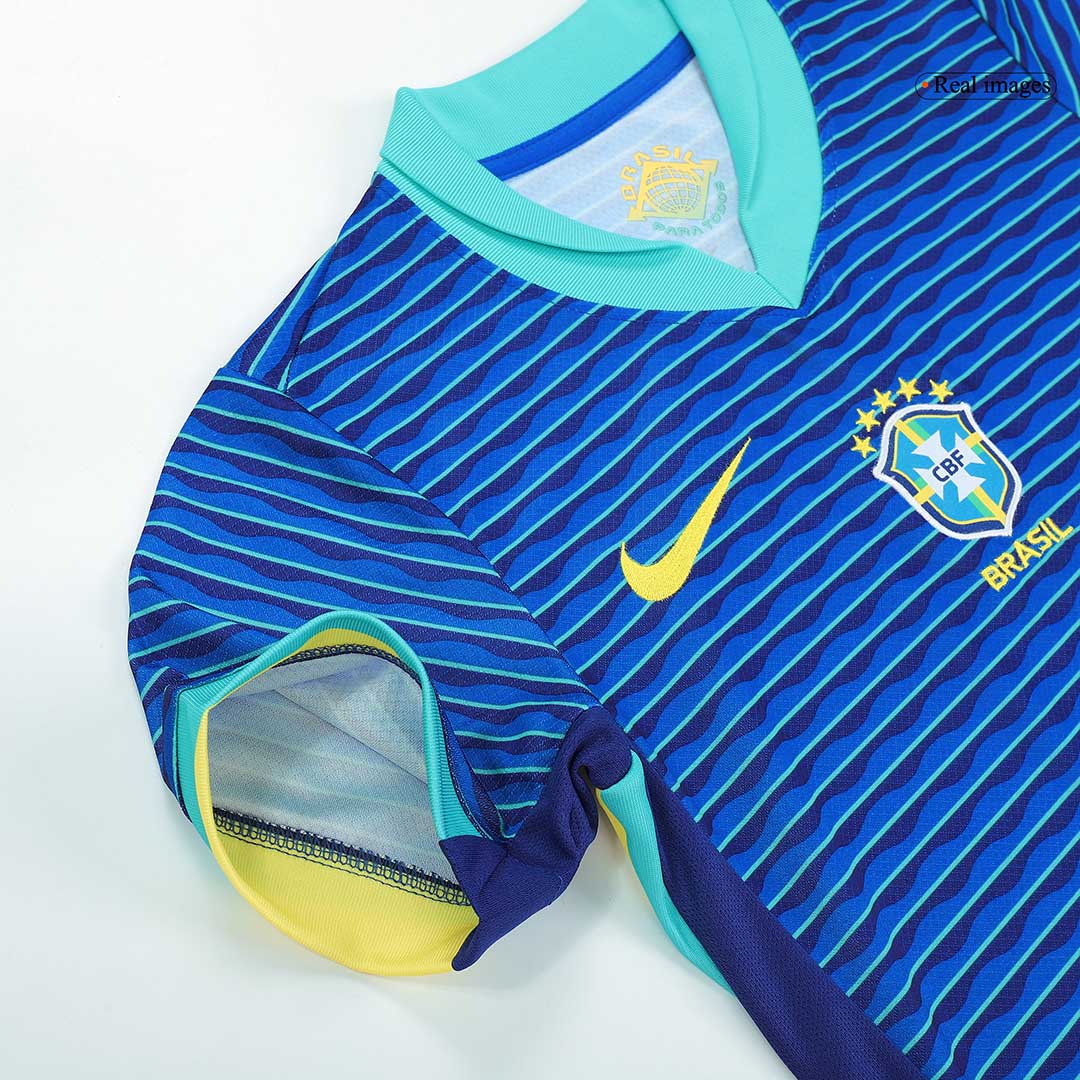 Maillot extérieur Brésil Copa America 2024 pour enfant (maillot, short, chaussettes)
