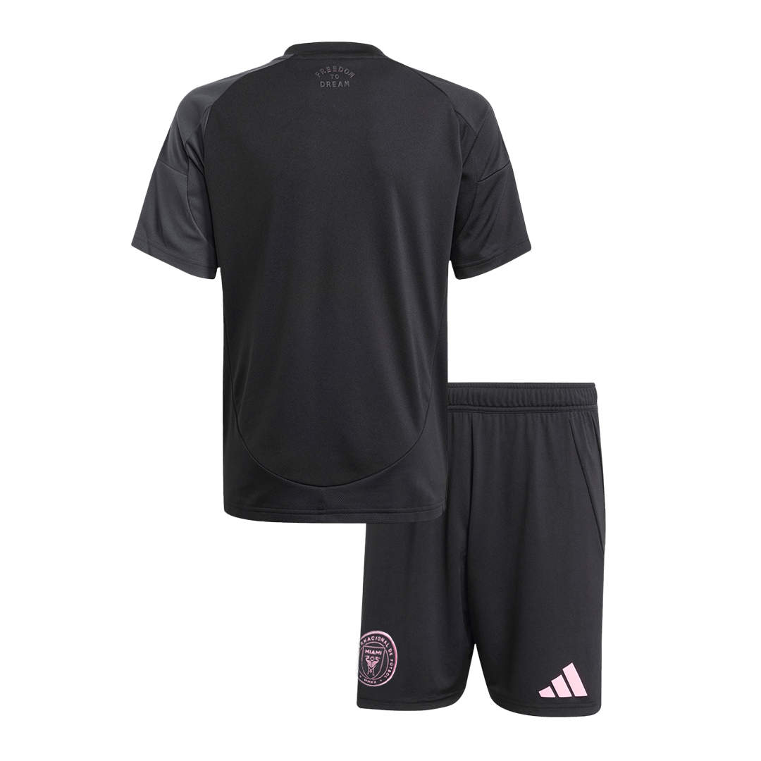 Maillot de football extérieur Inter Miami CF 2025 pour enfant (maillot + short)