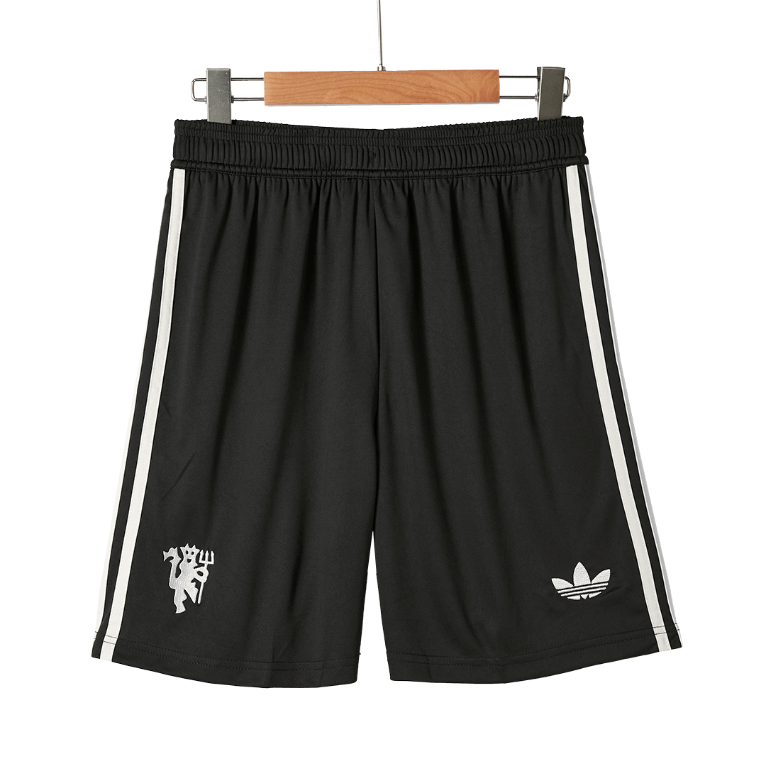 Manchester United Auswärts-Fußballshorts 2024/25