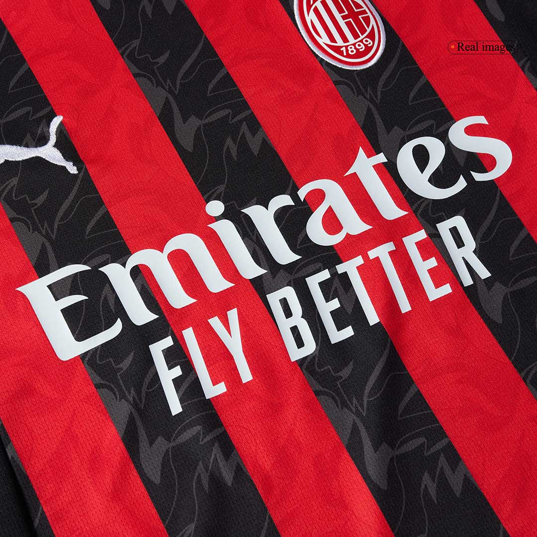 Maillot domicile AC Milan 2025/26 rouge et noir