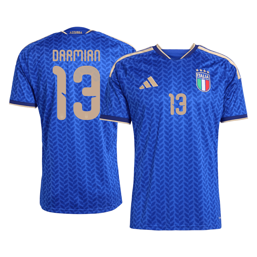 DARMIAN #13 Italy Home Soccer Jersey World Cup 2026 Blue