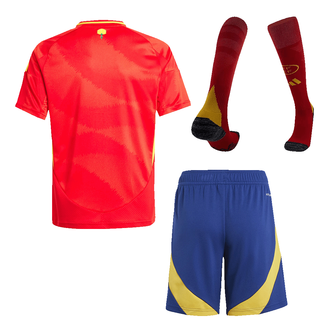 Maillot domicile Espagne EURO 2024 Enfant (Maillot + Short + Chaussettes)