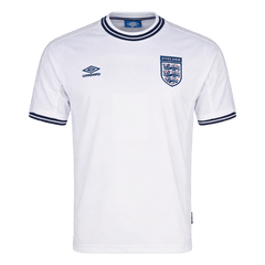 Men Retro Fan Version 2000 England Home Soccer Jersey White