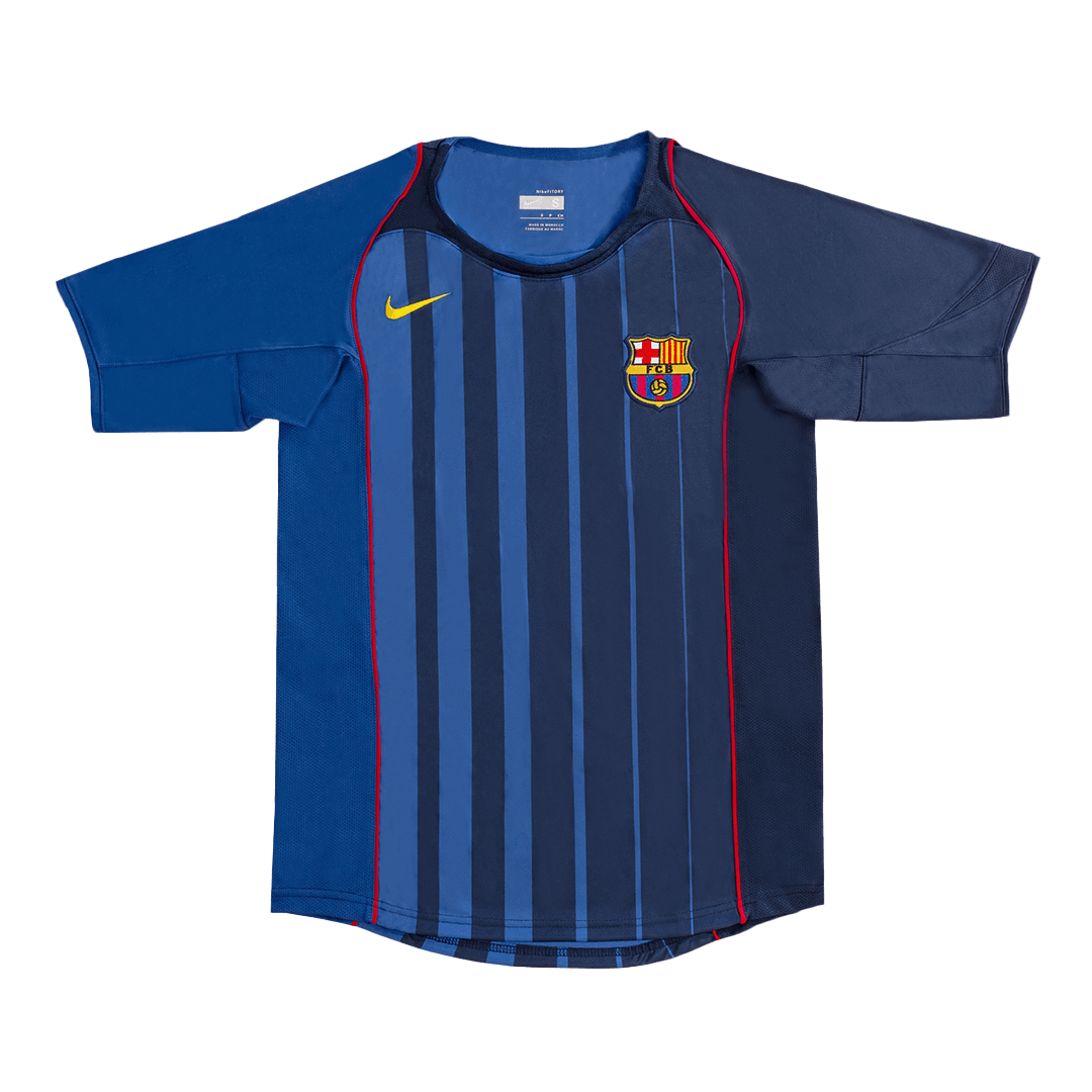 Barcelona XAVI #6 Away Soccer Jersey Retro 2004/05