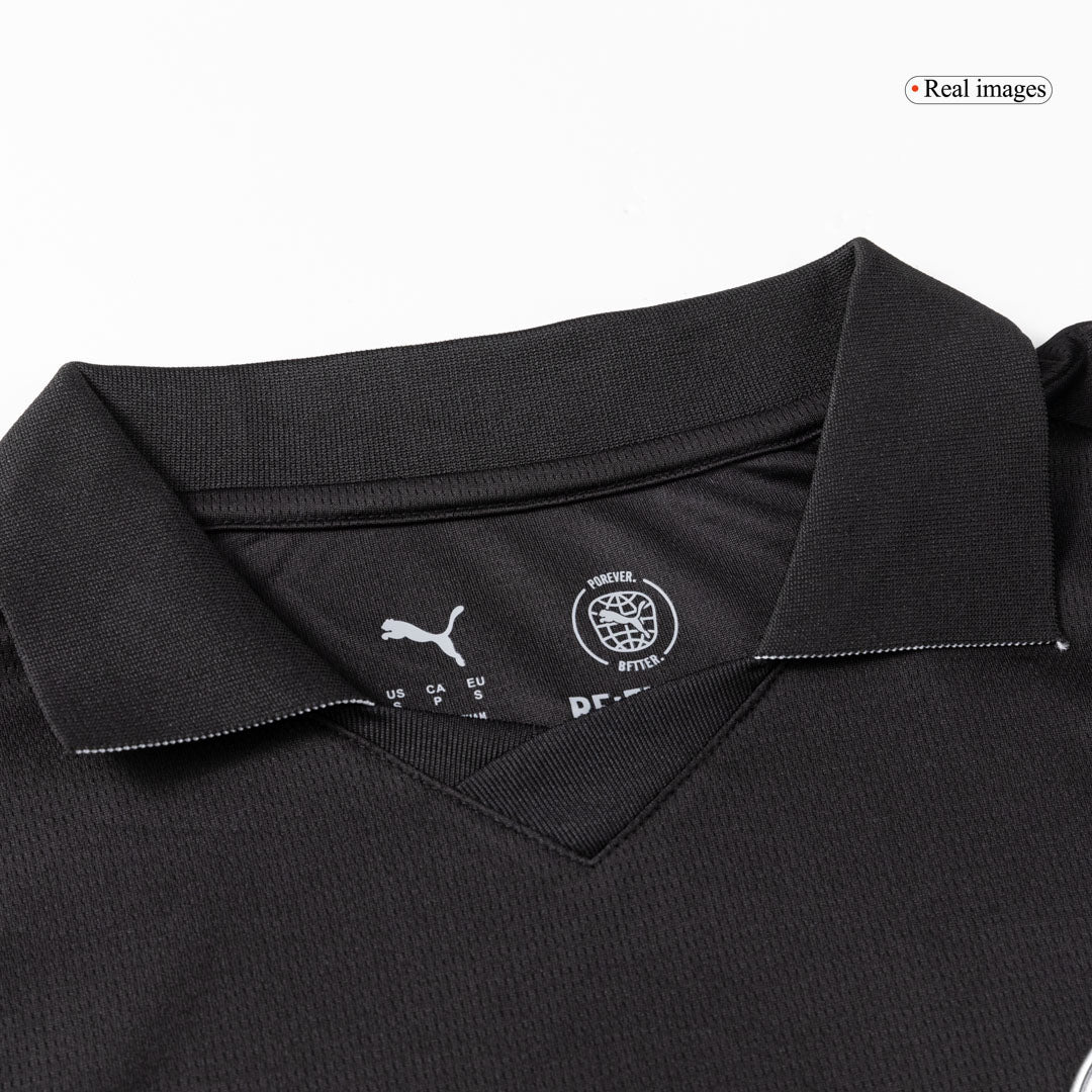 REIJNDERS #4 Manchester City Away Soccer Jersey 2025/26 Black