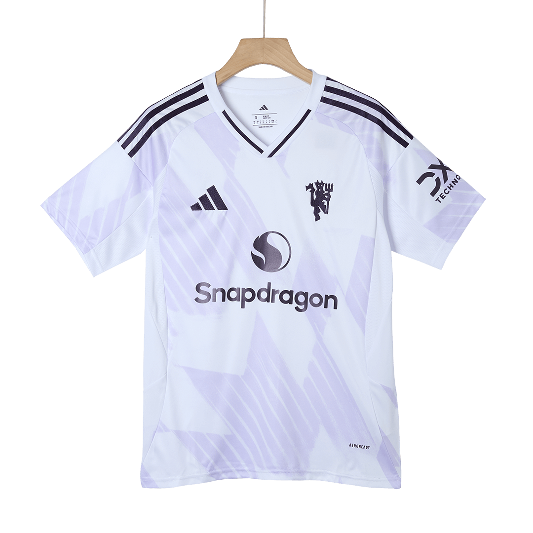 MOUNT #7 Manchester United Away Soccer Jersey 2025/26 White