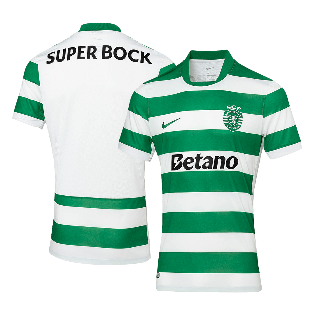 Sporting CP Home Soccer Jersey 25/26 Green&White