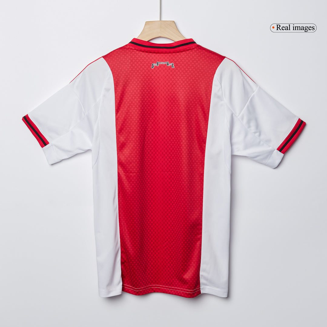 Ajax Home Soccer Jersey 2025/26 Red&White