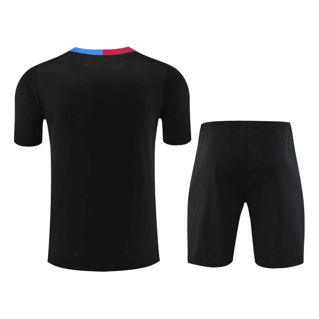 Barcelona Pre-Match Training Soccer Jersey Kit 2024/25 (Jersey+Shorts)