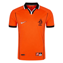 Retro Netherlands Home Soccer Jersey World Cup 1998 Orange