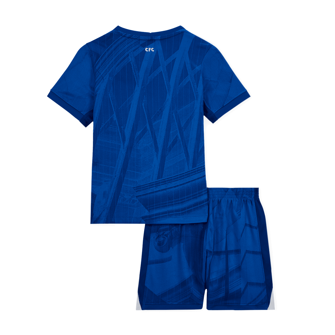 Kid's Chelsea Home Soccer Jersey Kit(Jersey+Shorts) 2025/26 Blue