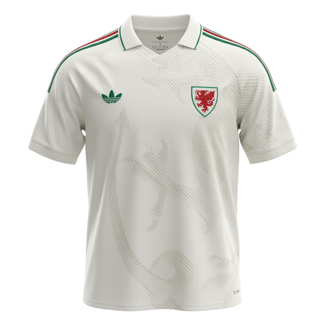 Wales Away Soccer Jersey World Cup 2026 White