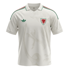 Wales Away Soccer Jersey World Cup 2026 White