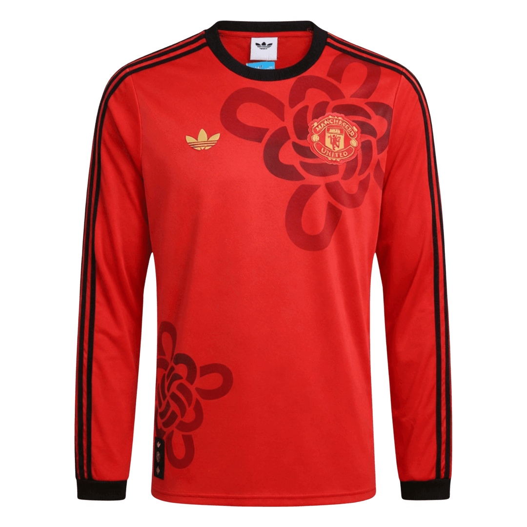 Manchester United CNY Long Sleeve Soccer Jersey 25/26 Red