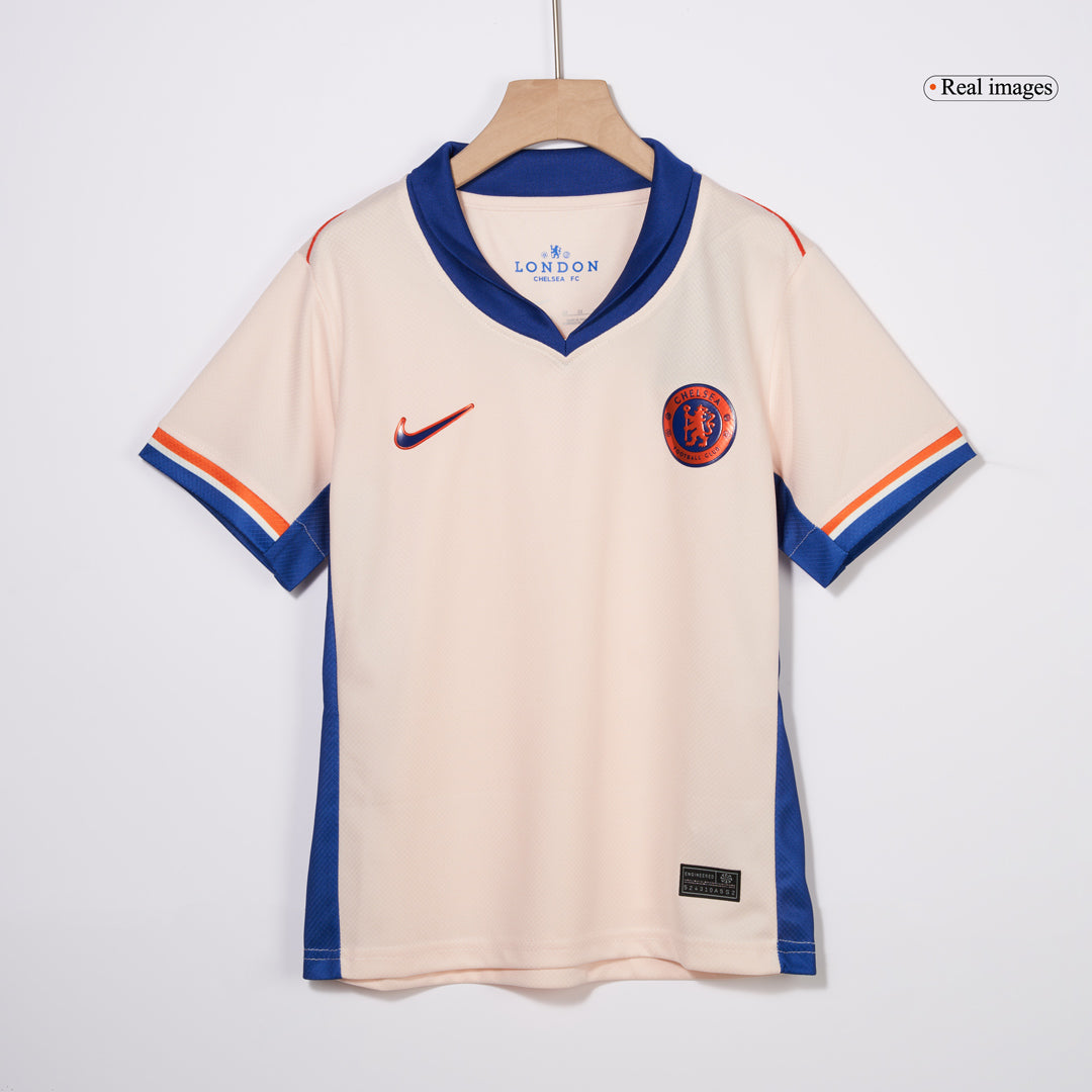 Maillot de football extérieur Chelsea 2024/25 pour enfant (maillot + short)