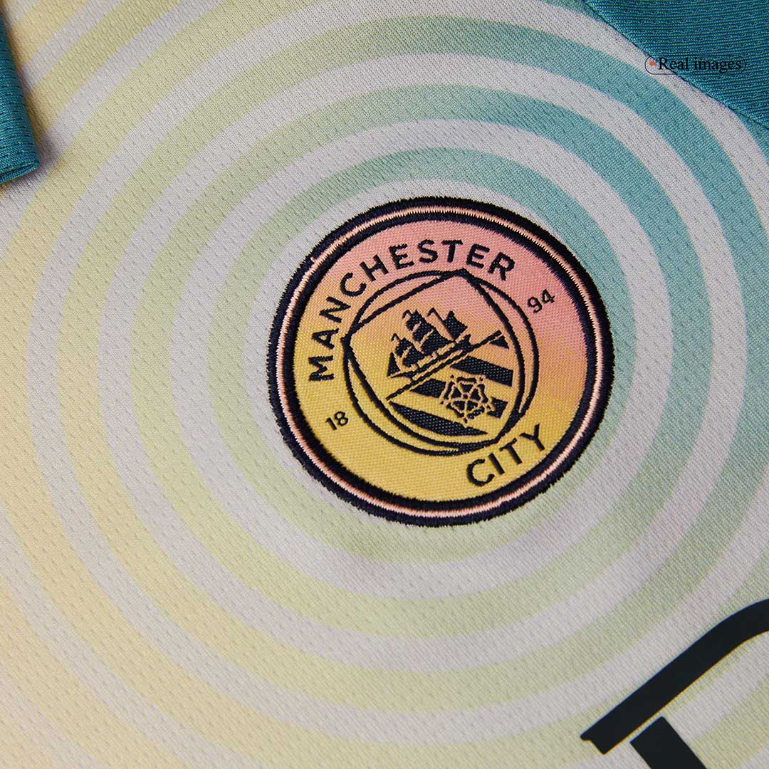 Maillot extérieur Manchester City 2024/25 pour enfant (maillot + short) - Definitely City (UCL)