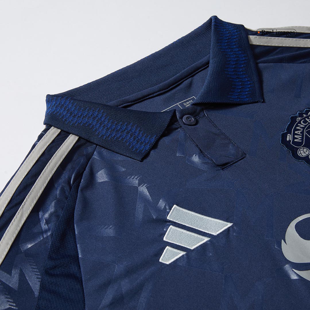 Manchester United Langarm-Auswärts-Fußballtrikot 2024/25