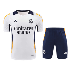 Real Madrid Pre-Match Trainings-Fußballtrikot-Set 2024/25 (Trikot + Shorts)