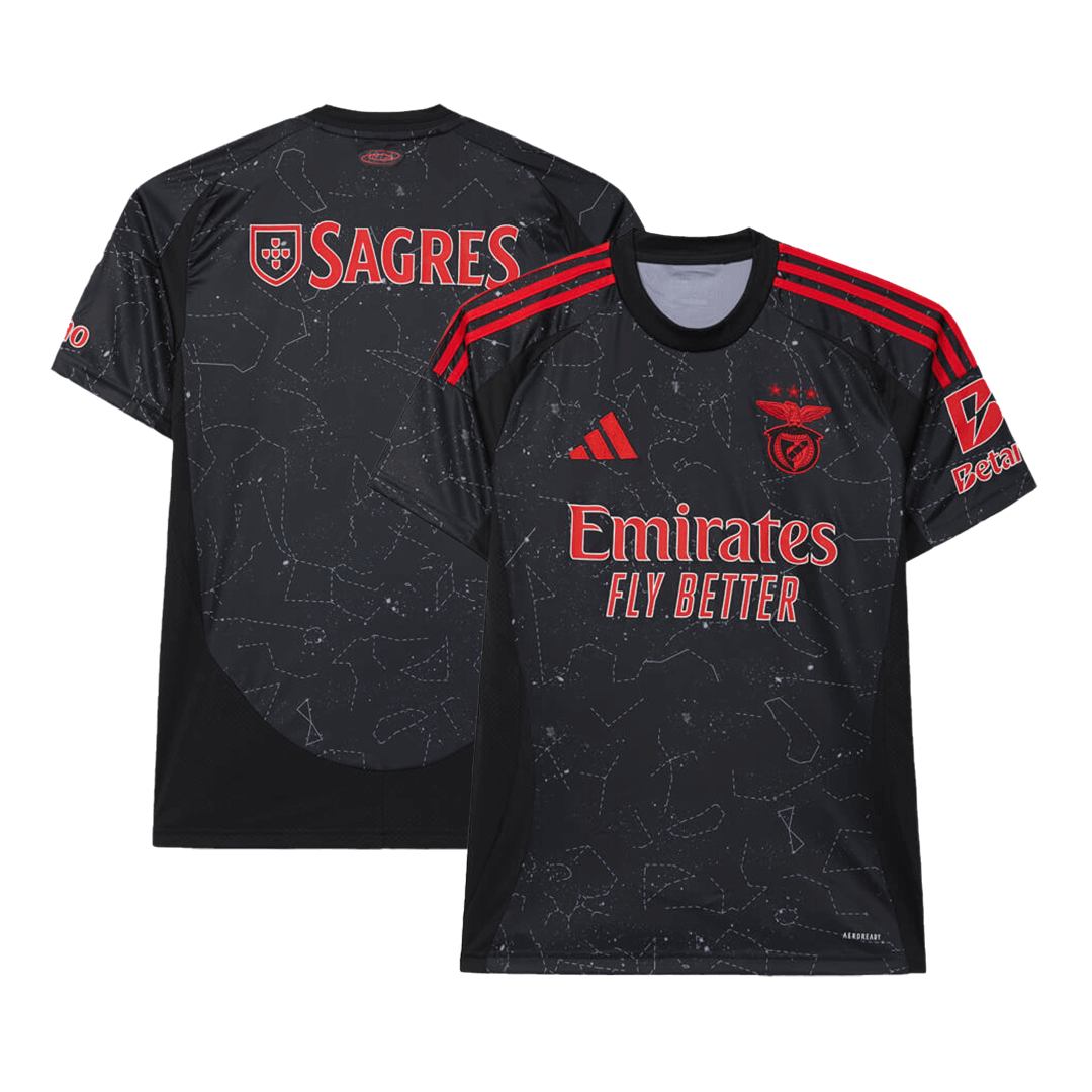 Maillot de football personnalisé Benfica Extérieur 2024/25