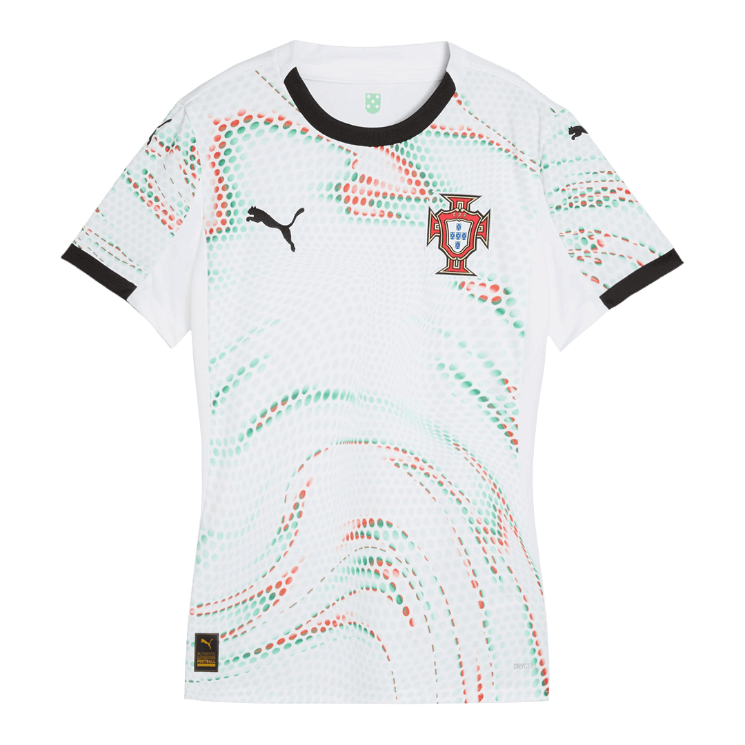 Maillot de football extérieur Portugal 2025 pour femme