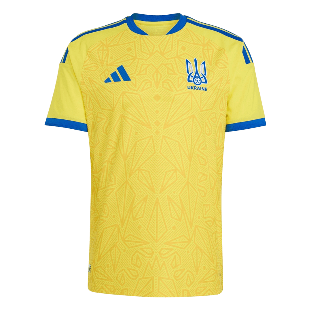 Ukraine Home Soccer Jersey World Cup 2026 Yellow