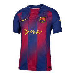 Authentic Barcelona X Ed Sheeran Home Soccer Jersey 25/26 Red&Blue