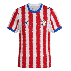 Paraguay Home Soccer Jersey World Cup 2026 Red & White