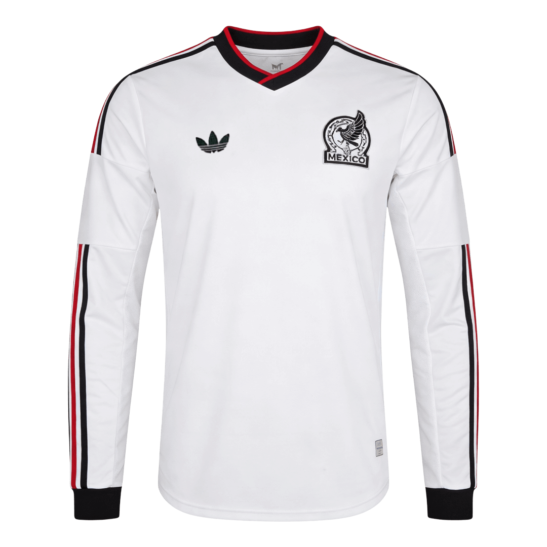 Mexico Away Long Sleeve Soccer Jersey World Cup 2026 White
