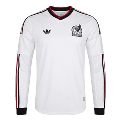 Mexico Away Long Sleeve Soccer Jersey World Cup 2026 White