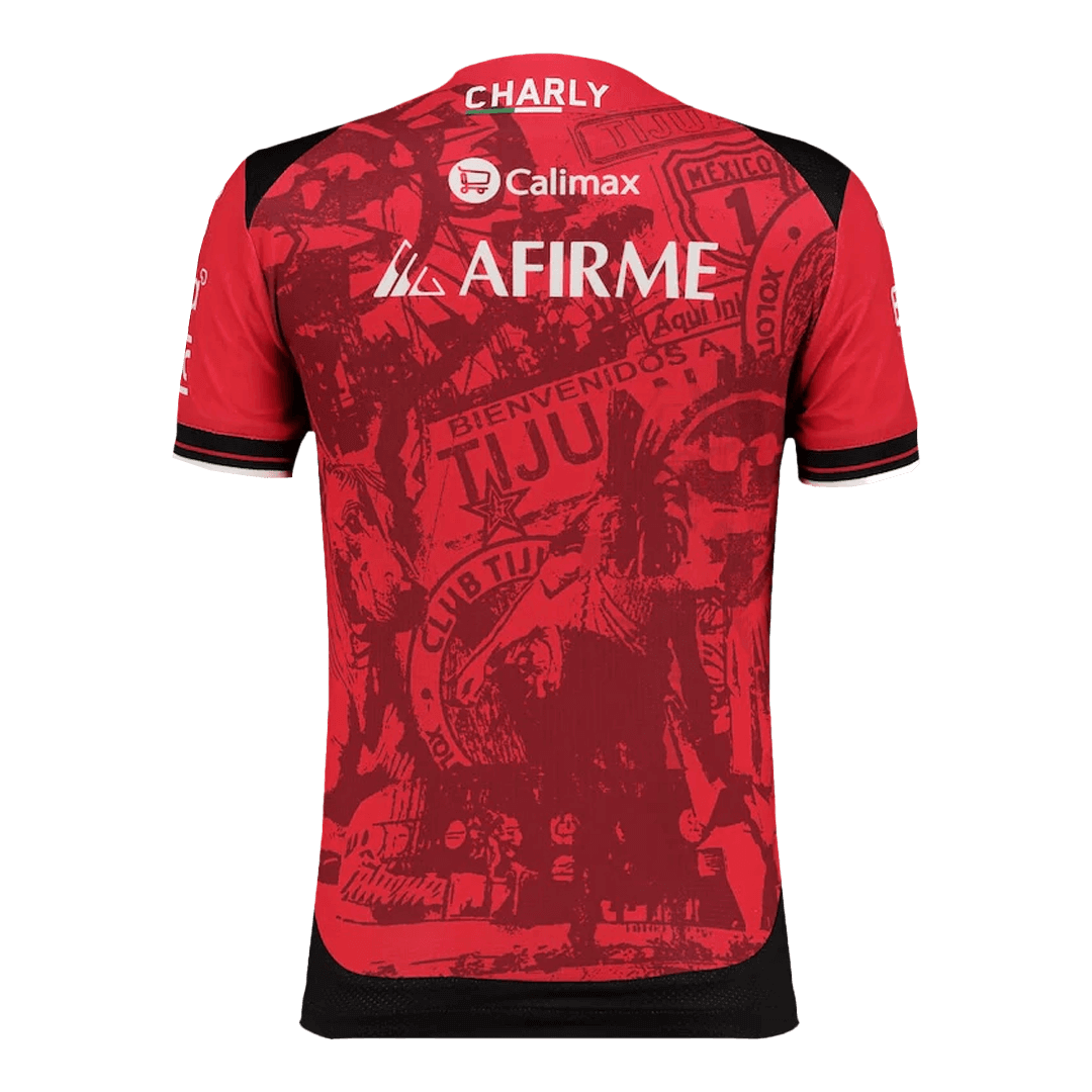 Club Tijuana Home Soccer Jersey 25/26 Red