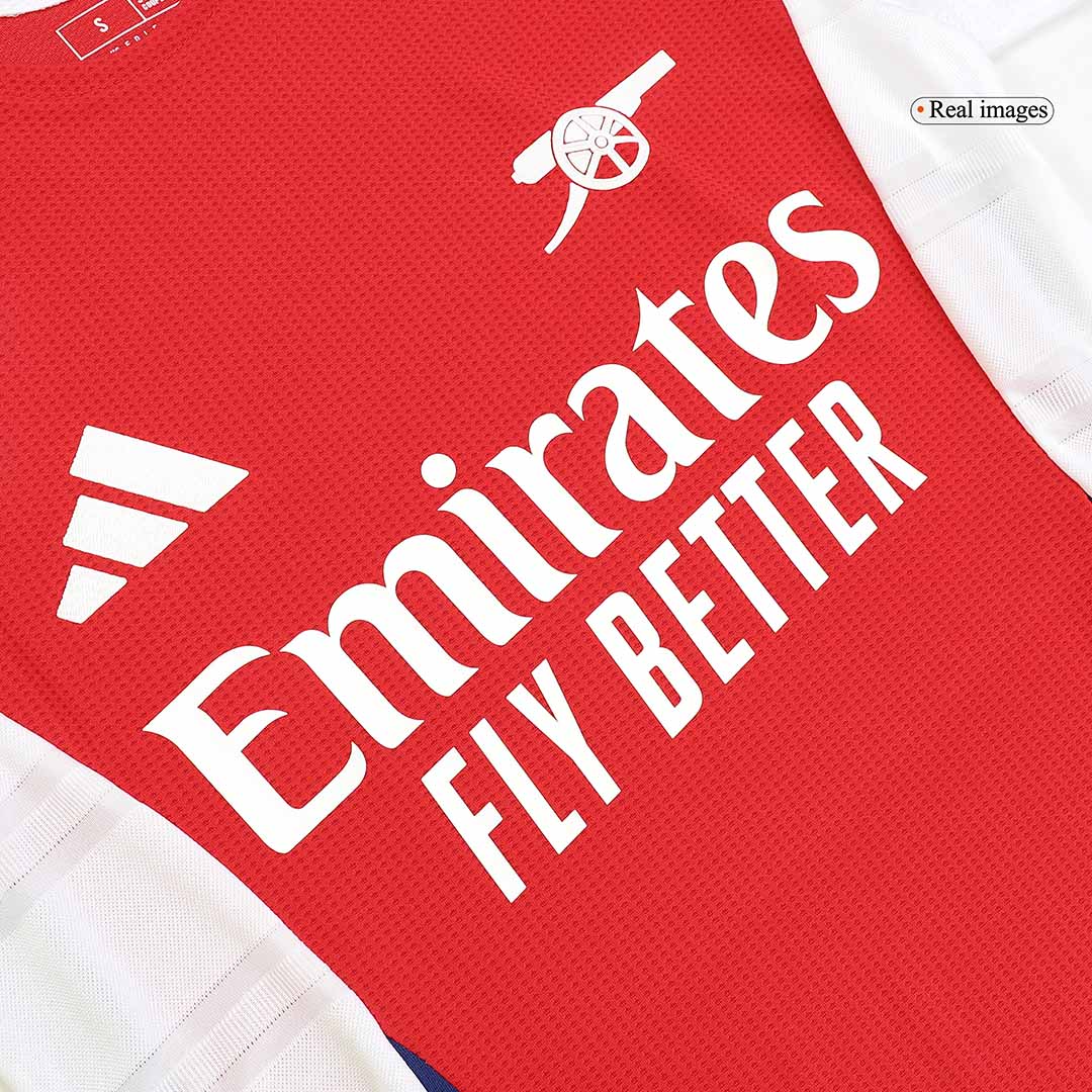 Arsenal Home Soccer Jersey Kit Authentic 2024/25 (Jersey+Shorts+Socks)