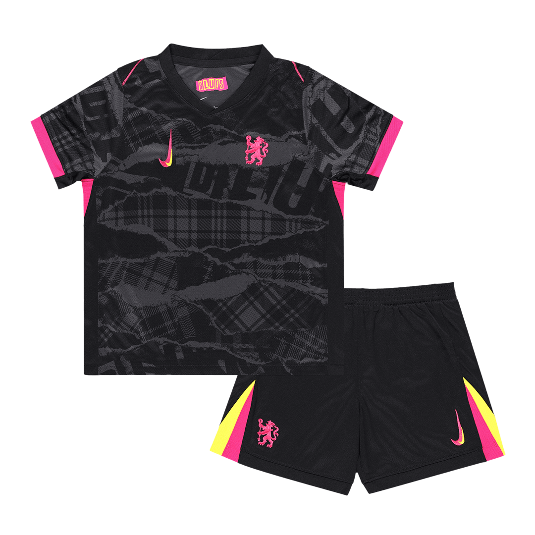 Chelsea Auswärts-Fußballtrikot-Set 2024/25 für Kinder (Trikot + Shorts)