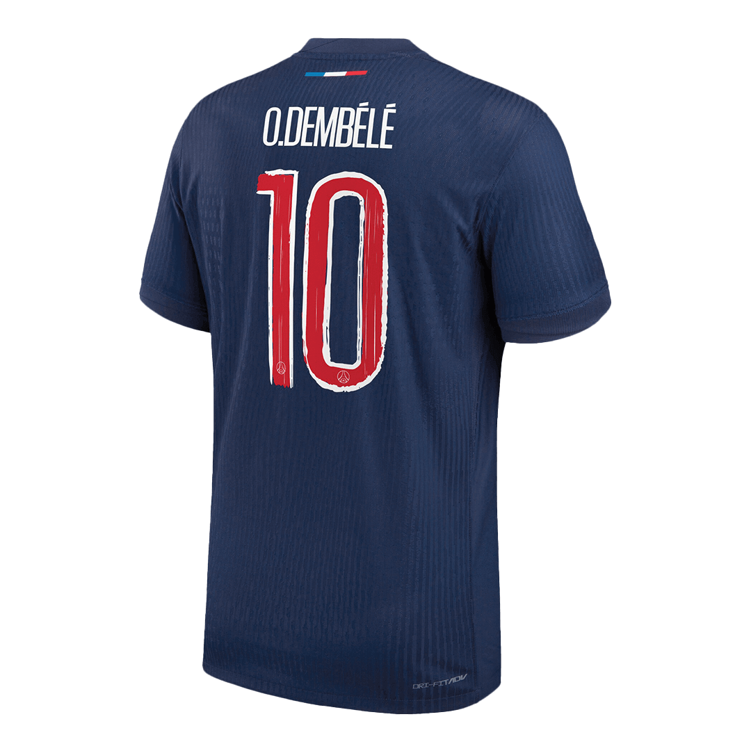 PSG O.DEMBÉLÉ #10 Home Soccer Jersey Authentic 2024/25 - UCL Edition
