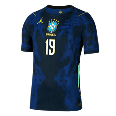 ENDRICK #19 Player Version Brazil Away Soccer Jersey World Cup 2026 Navy