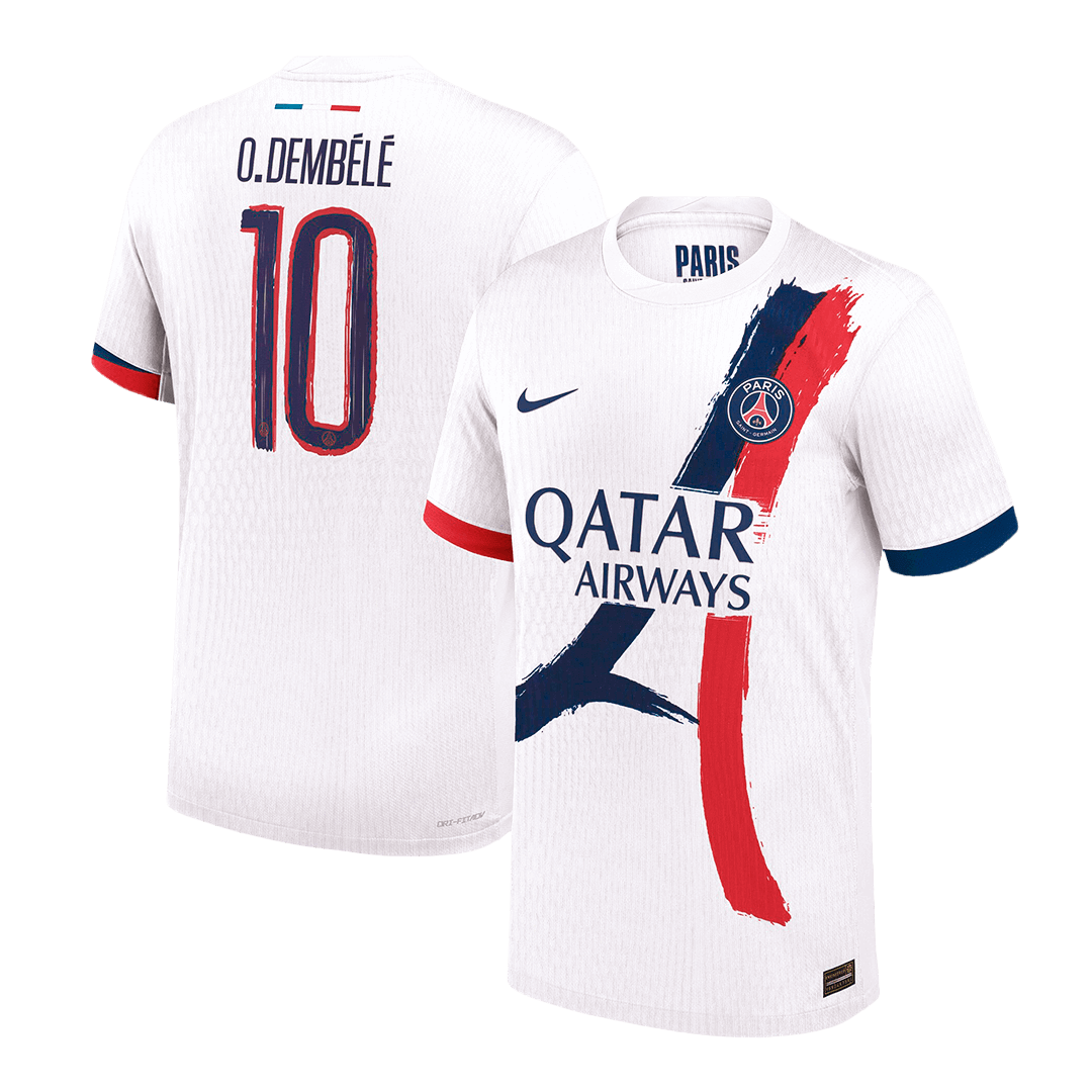 PSG O.DEMBÉLÉ #10 Away Soccer Jersey Authentic 2024/25 - UCL Edition