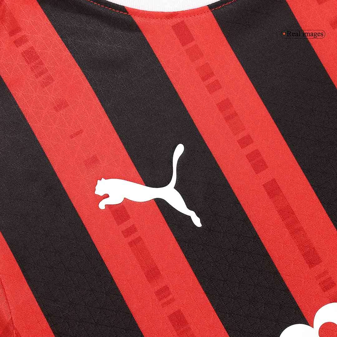 AC Milan GIMENEZ #7 Home Soccer Jersey Authentic 2024/25