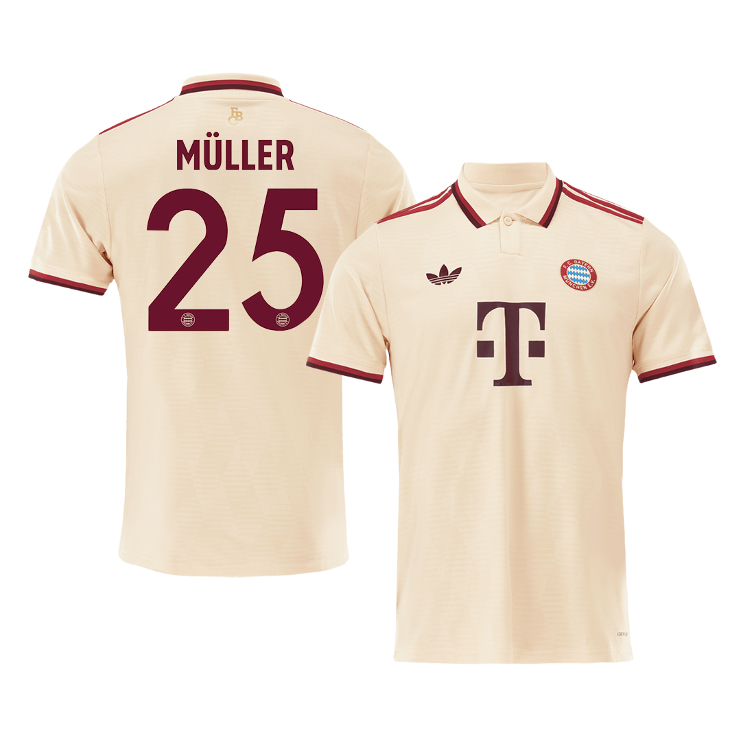 Maillot extérieur Bayern Munich MÜLLER #25 3e édition 2024/25 - Édition UCL