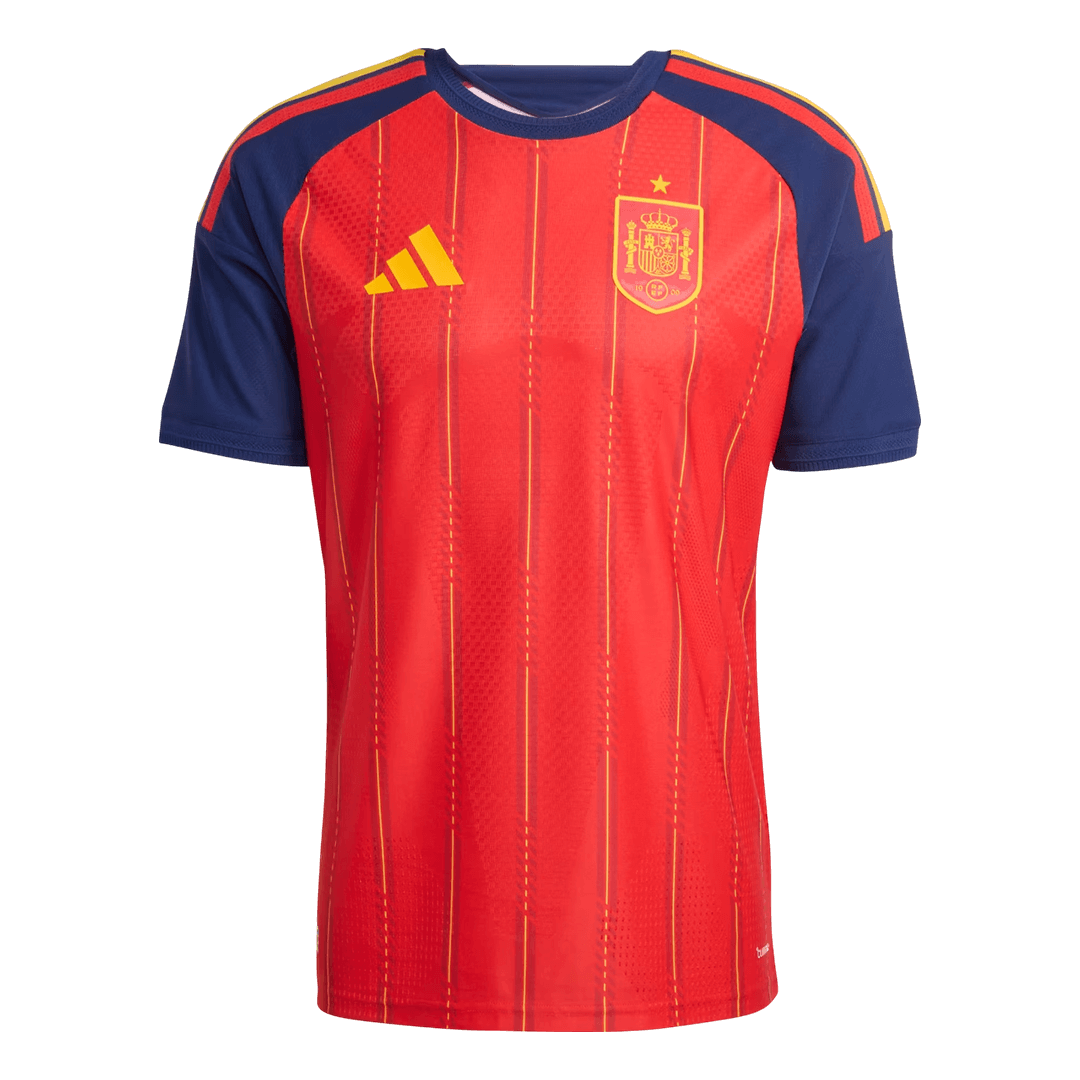 Player Version Spain Home Soccer Jersey World Cup 2026 Red