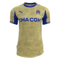 Player Version Marseille Fourth Soccer Jersey 25/26 Yellow