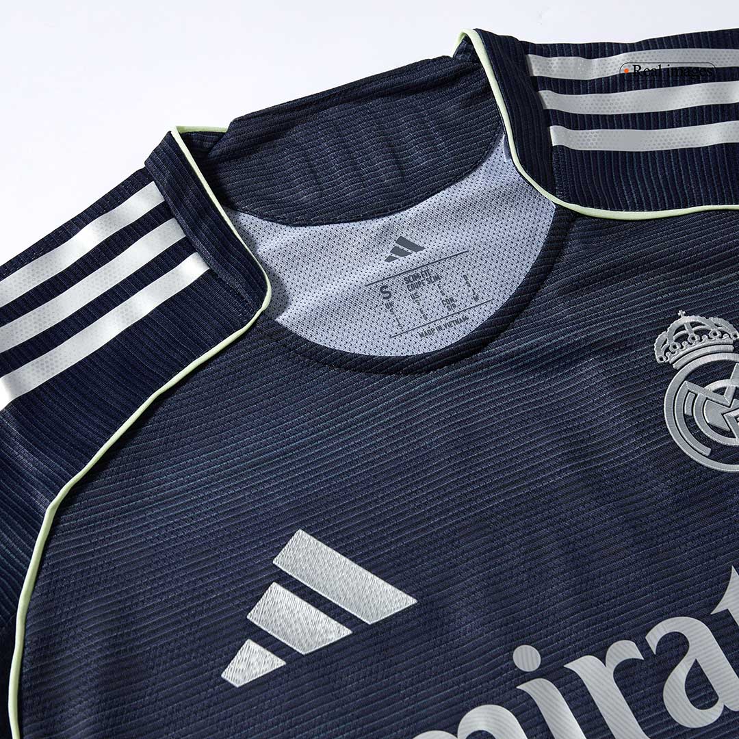 Authentic Real Madrid Away Soccer Jersey 2025/26 Navy