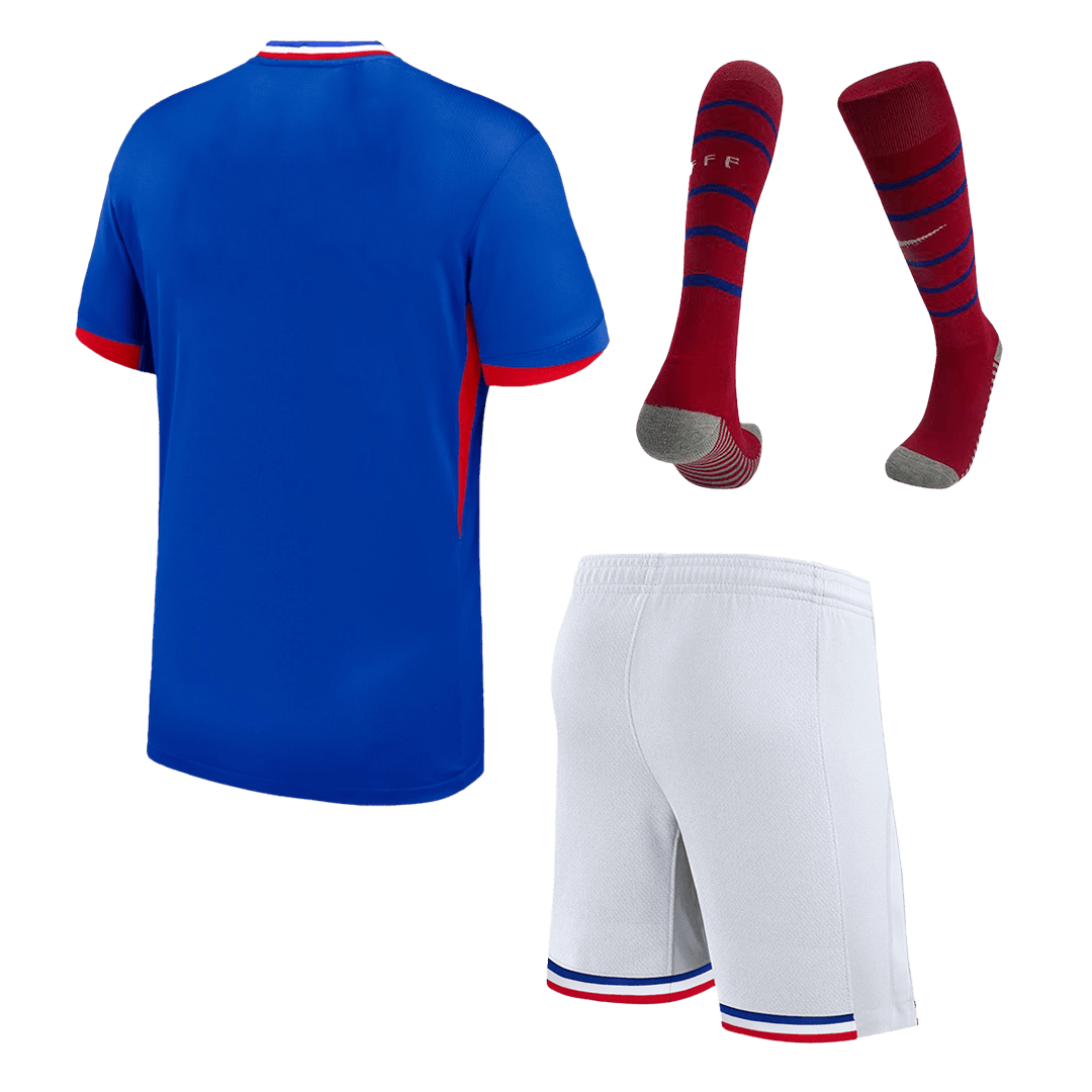 Maillot domicile France EURO 2024 Enfant (Maillot + Short + Chaussettes)